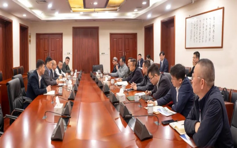 今年会jnh集团调研组到融诚物产三门峡第四方平台调研领导工作